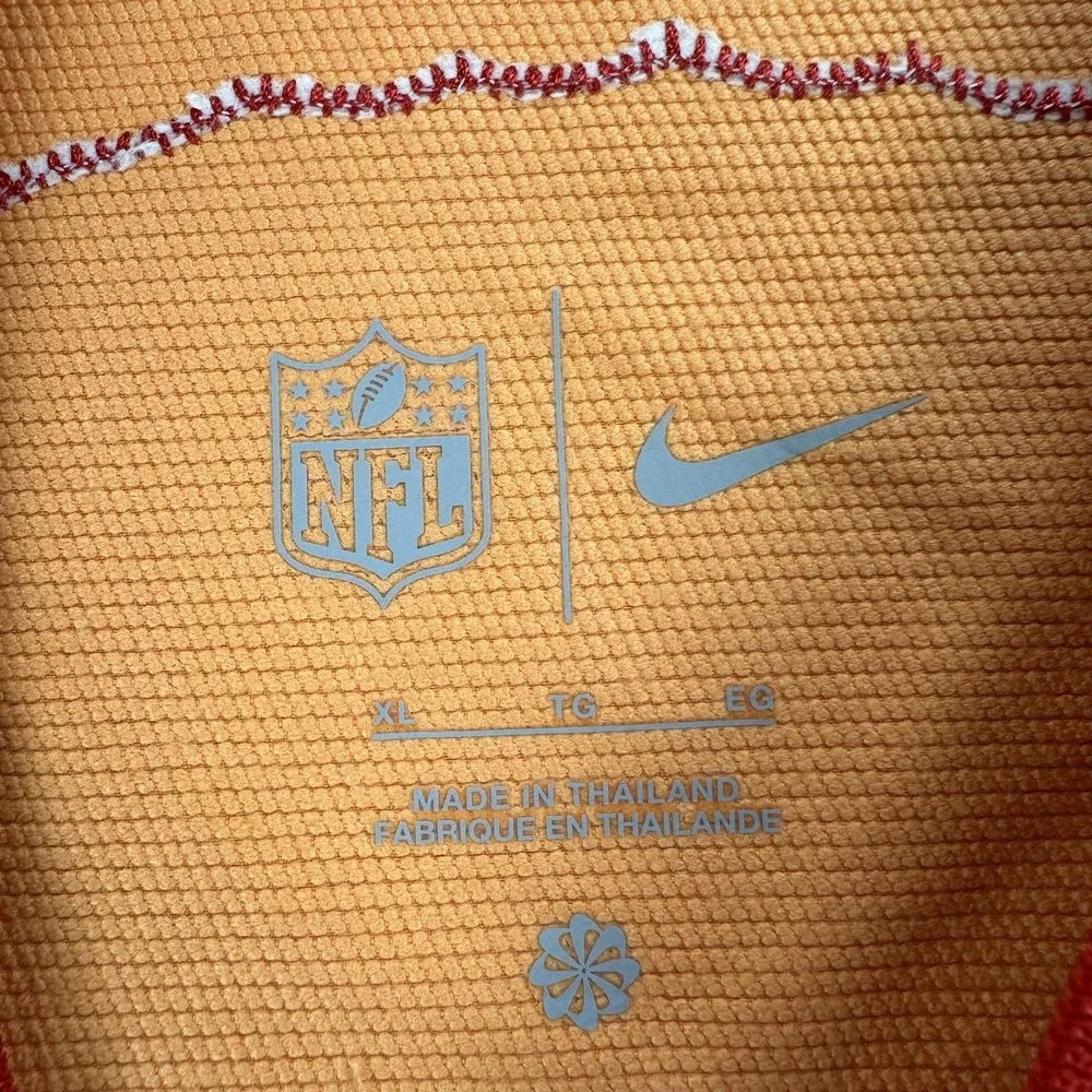 Tampa Bay Buccaneers Pullover Jacket Mens XL Orange Creamsicle NFL Football Nike